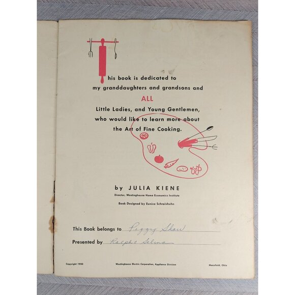 Vintage Sugar An Spice And All Things Nice Westinghouse Cookbook Julia Kiene - Picture 3 of 4